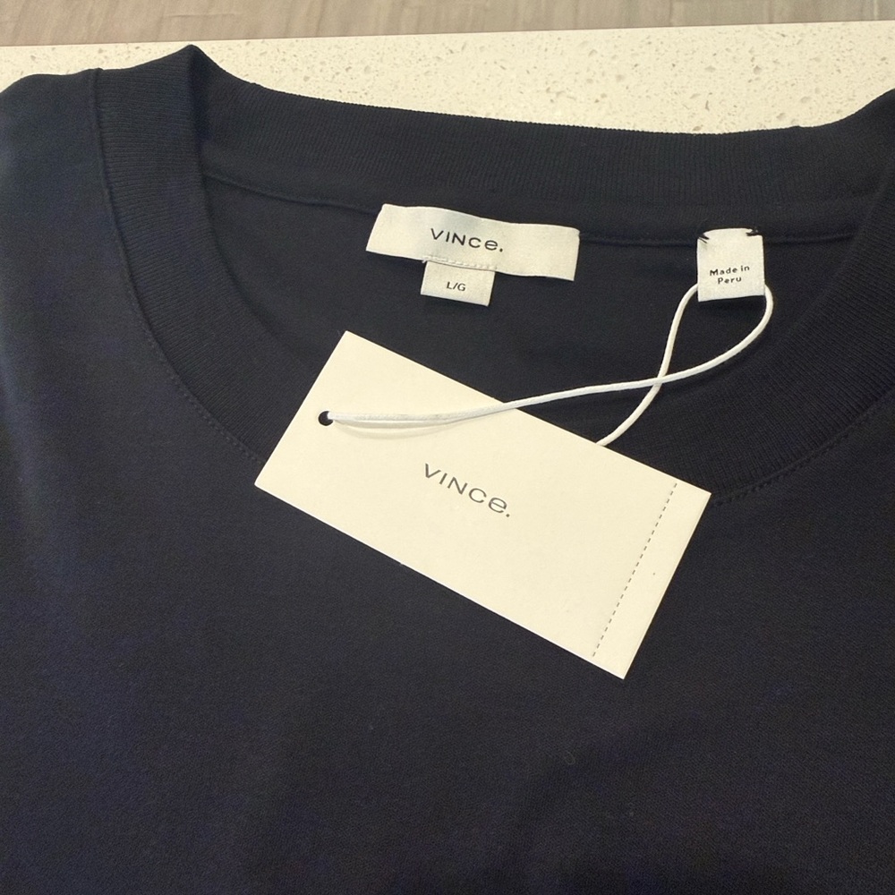 Vince Classic Black Wrap Dress